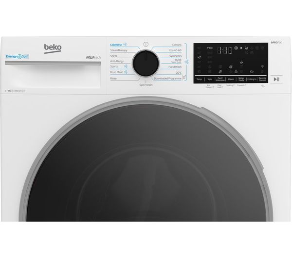 Beko Pro Energyspin Aquatech B W Aw Wifi Enabled Kg Spin