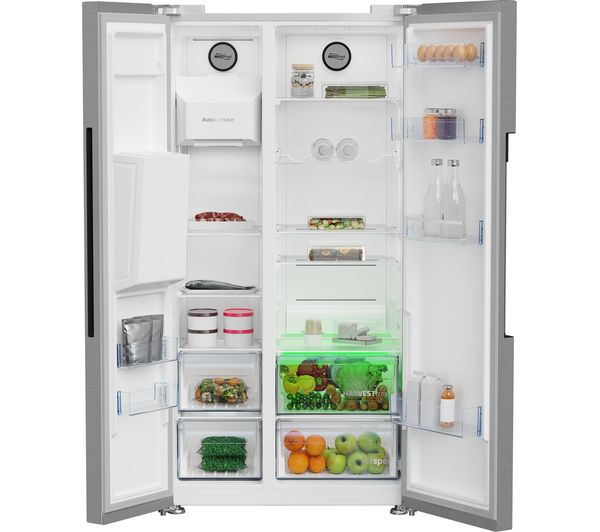 7294546371 BEKO Pro HarvestFresh ASP342VPS American Style Fridge