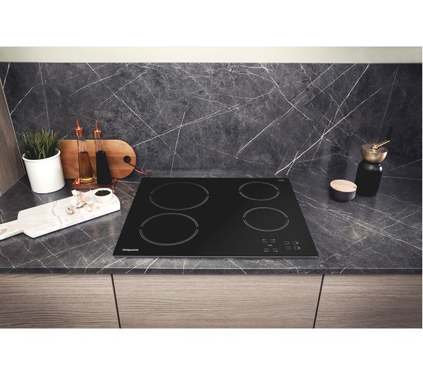 Buy Hotpoint Hr C H Electric Ceramic Hob Black Free Delivery