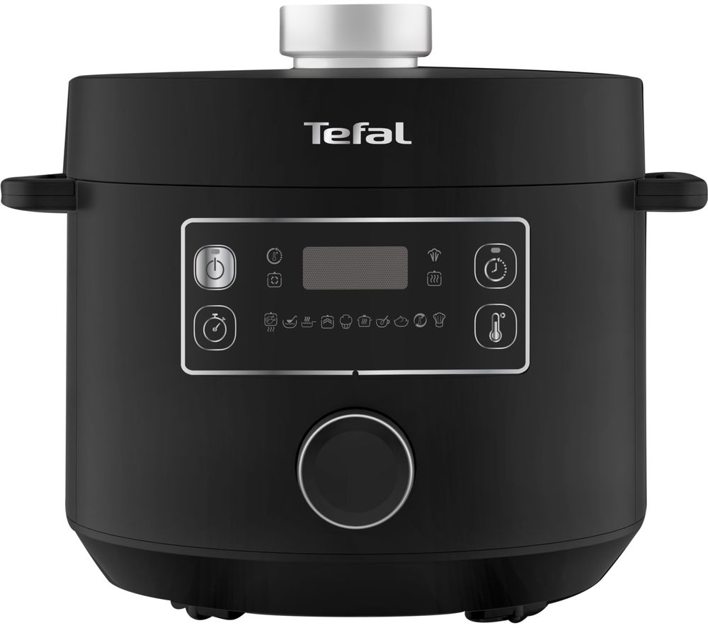 TEFAL Turbo Cuisine CY754840 Pressure Cooker Black Fast Delivery