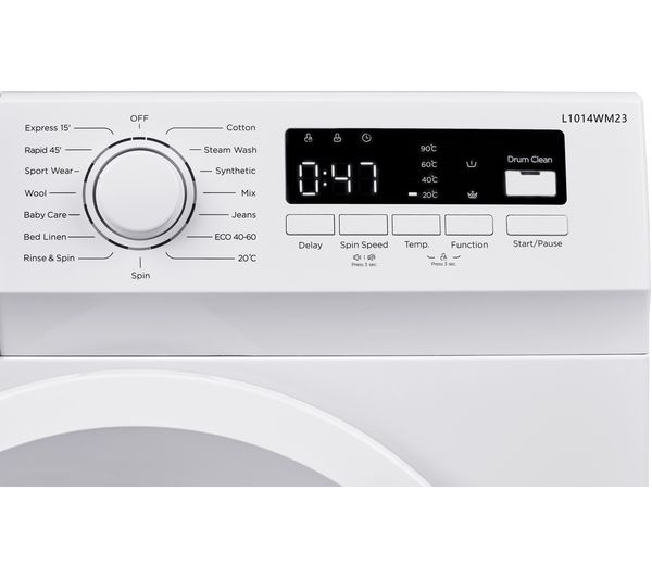 LOGIK L1014WM23 10 Kg 1400 Spin Washing Machine White Currys Business