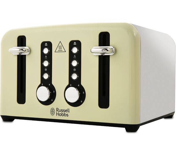 Buy RUSSELL HOBBS Windsor 22830 4Slice Toaster Cream Free Delivery Currys