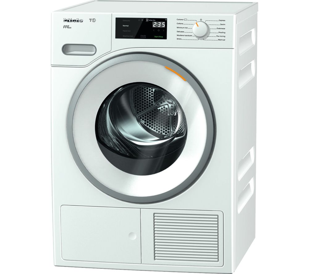 Miele Tumble Dryer Eco TWF620WP Heat Pump  – White, White