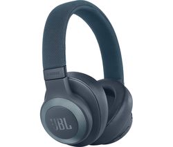 JBL E65BTNC Wireless Bluetooth Noise-Cancelling Headphones - Blue