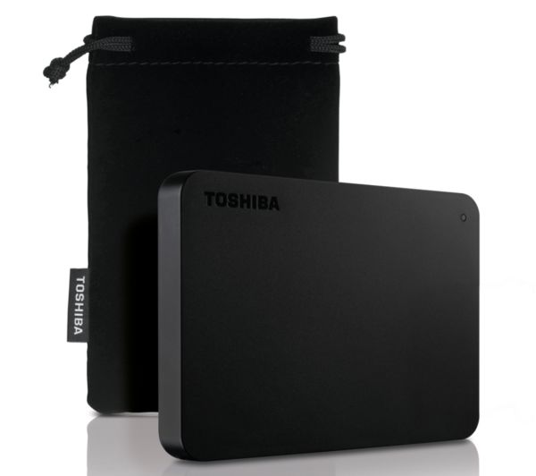Image of TOSHIBA Canvio Basics Portable Hard Drive - 2 TB, Black