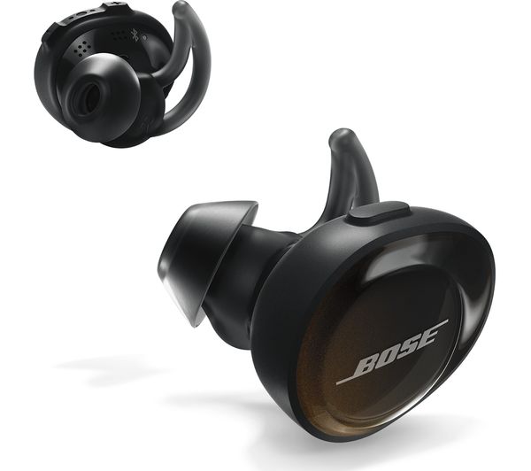 Buy BOSE SoundSport Free Wireless Bluetooth Headphones - Black | Free ...