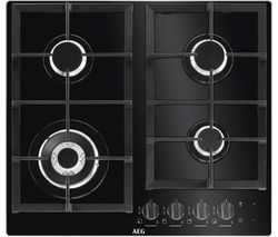 AEG HKB64NB540 Gas Hob - Black
