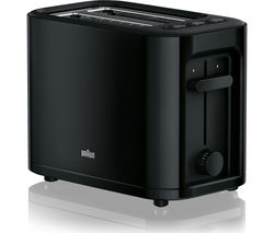 BRAUN Series 3 PurEase HT3000.BK 2-Slice Toaster - Black