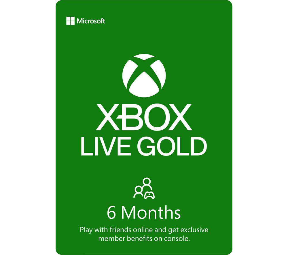 XBOX DIGITAL Xbox Live Gold Membership 6 Month Subscription, Gold review