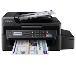 EPSON EcoTank ET-4500 All-in-One Wireless Inkjet Printer with Fax & 2 Years Unlimited Printing Card Bundle