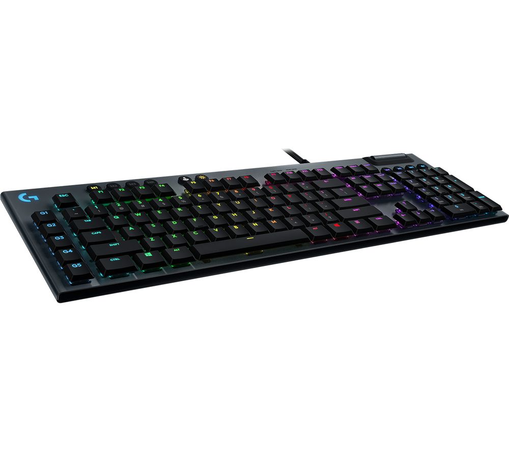 LOGITECH G815 LIGHTSPEED Mechanical Gaming Keyboard, Black