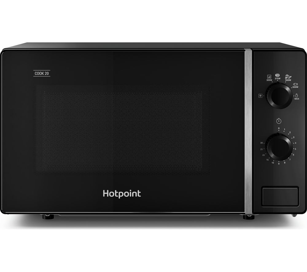 HOTPOINT Cook 20 MWH 101 B Compact Solo Microwave - Black, Black