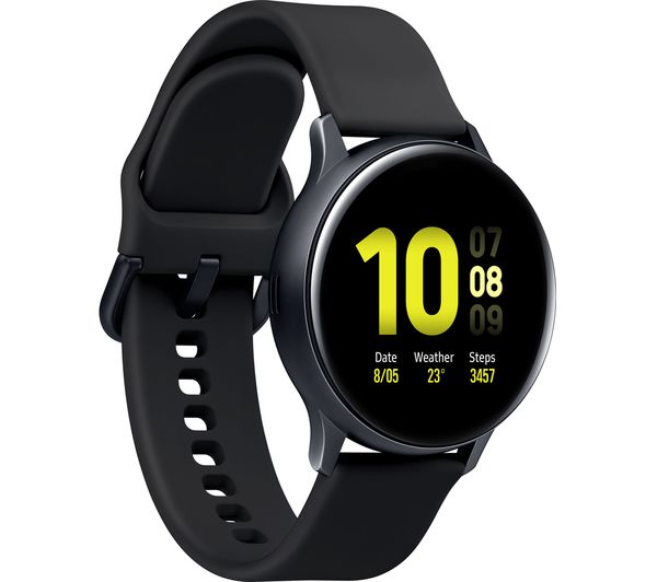 Buy SAMSUNG Galaxy Watch Active2 & White Galaxy Buds Bundle - Black