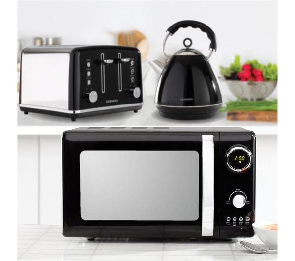 Buy DAEWOO Kensington SDA1655 Solo Microwave Black Free Delivery