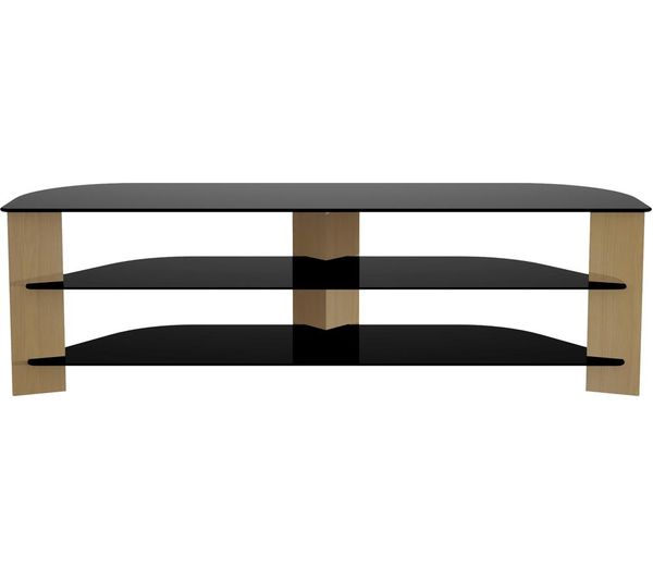 AVF Reflections Varano Corner FS1500VAROB 1500 mm TV Stand - Oak & Black