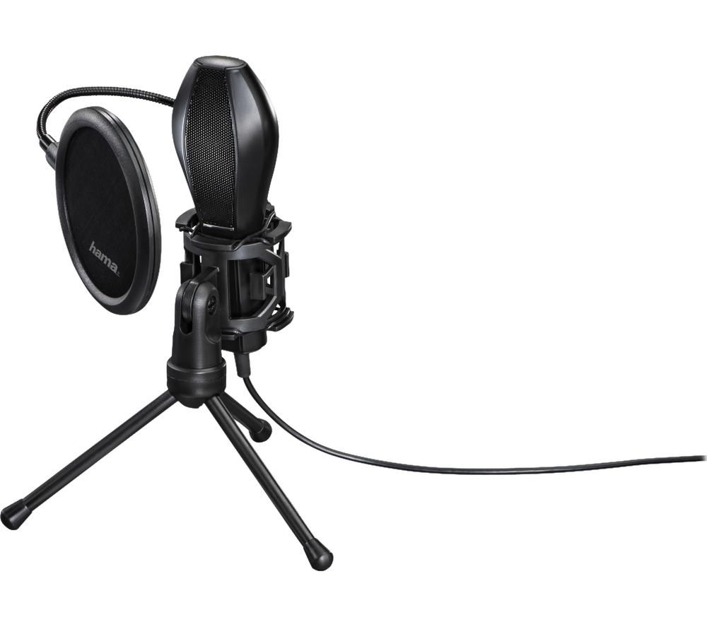 HAMA MIC-USB Stream USB Microphone - Black