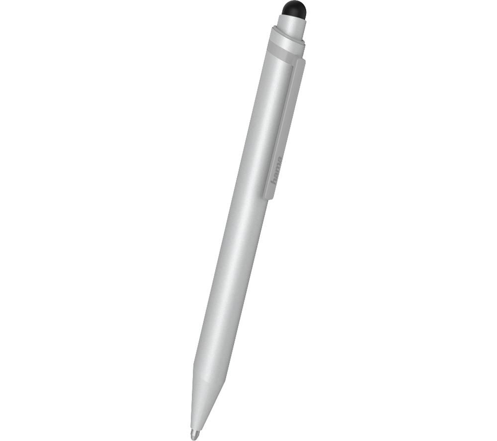 HAMA Essential Line Mini 2-in-1 Stylus Pen - Silver