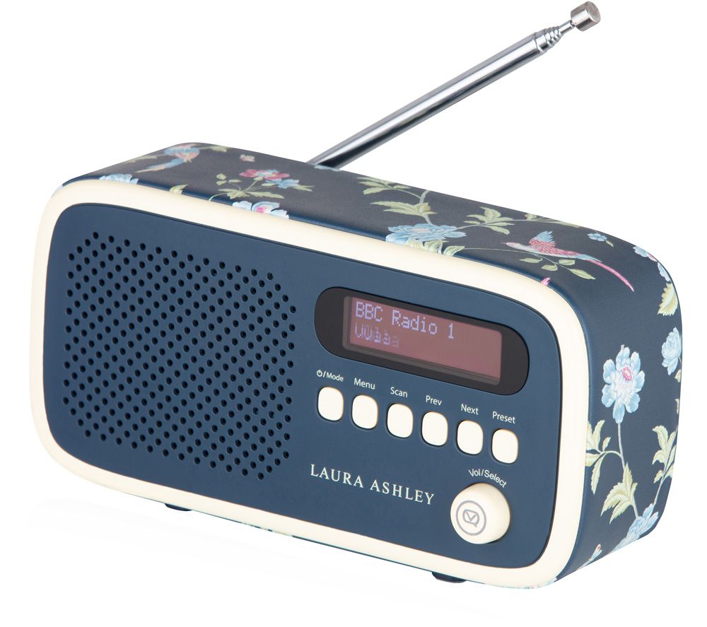 Dexter Portable DAB+/FM Radio - Laura Ashley Elveden Navy