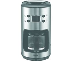 L6CMG121 Bean to Cup Coffee Machine - Black & Stainless Steel