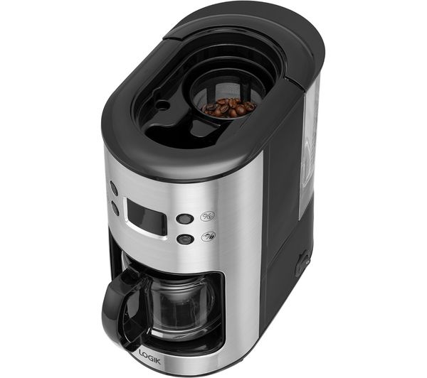  LOGIK L6CMG121 Bean to Cup Coffee Machine Black & Stainless Steel
