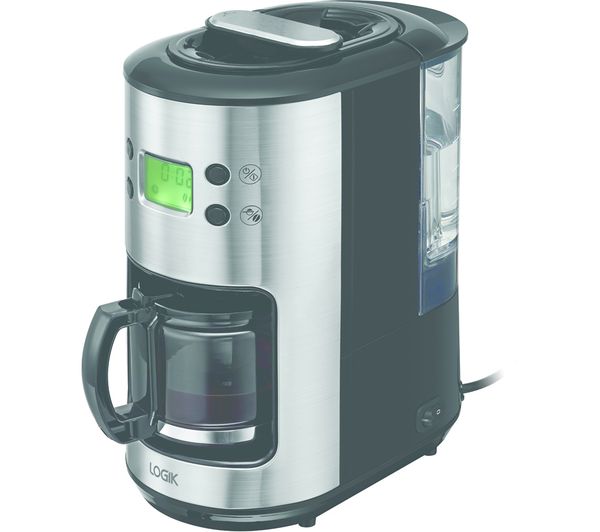  LOGIK L6CMG121 Bean to Cup Coffee Machine Black & Stainless Steel