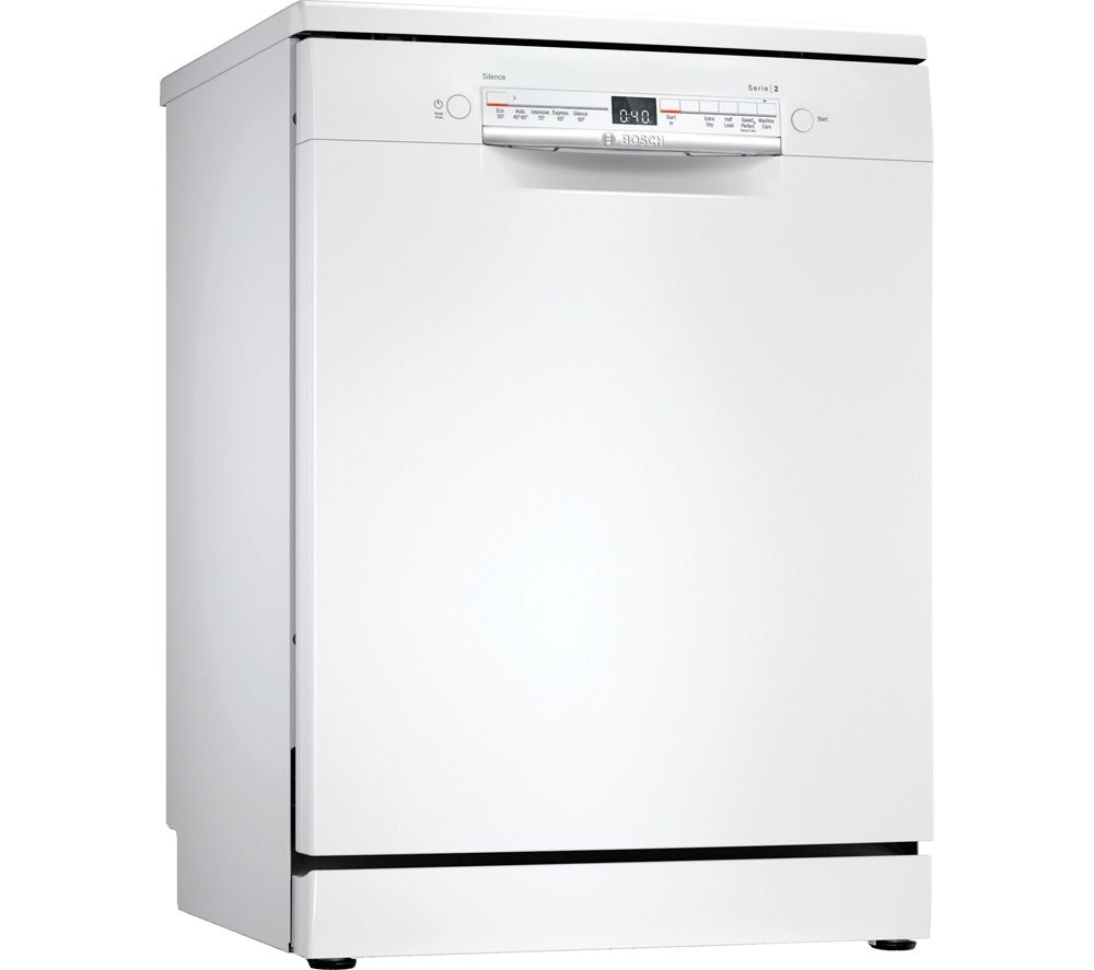 BOSCH Serie 2 SGS2HVW66G Full-size Dishwasher - White, White