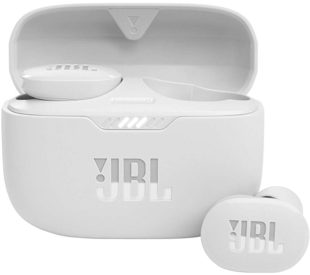 JBL Tune 130NC Wireless Bluetooth Noise-Cancelling Earbuds - White