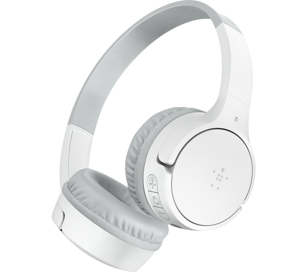 SoundForm Mini Wireless Bluetooth Kids Headphones - White