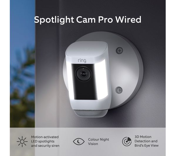 B0B6GM31W4 RING Spotlight Cam Pro Full HD 1080p WiFi Security Camera