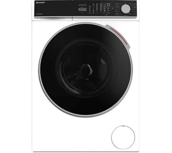 Sharp Es Nfl214cwda En 12 Kg 1400 Spin Washing Machine White