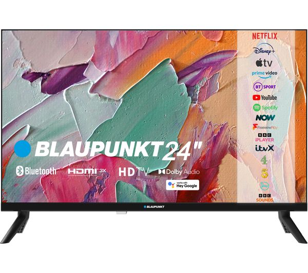 BA24H4382QKB 24 Smart HD Ready LED TV with Google Assistant