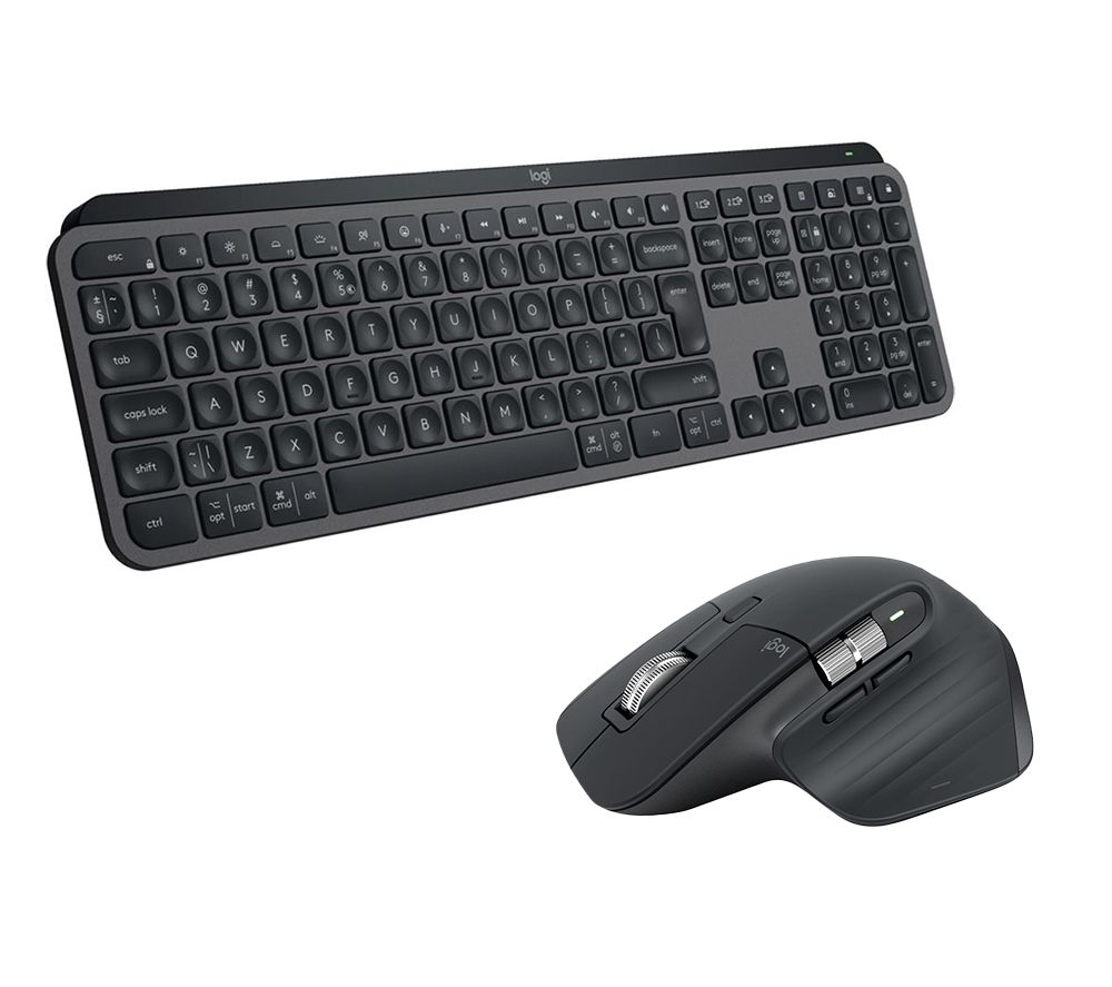 MX Master 3S Wireless Darkfield Mouse & MX Keys S Wireless Keyboard Bundle