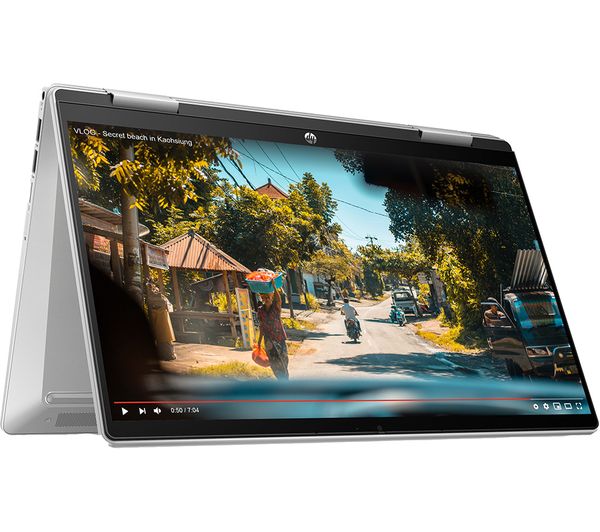 Image of HP Pavilion x360 14-ek1501sa 14" 2 in 1 Refurbished Laptop - Intel® Core™ i5, 512 GB SSD, Silver (Very Good Condition)