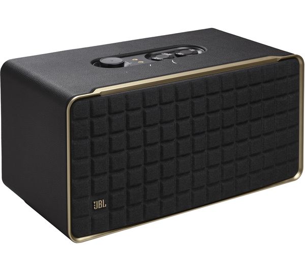 JBL Authentics 500 Wireless Multi-room Speaker with Google Assistant & Amazon Alexa - Black
