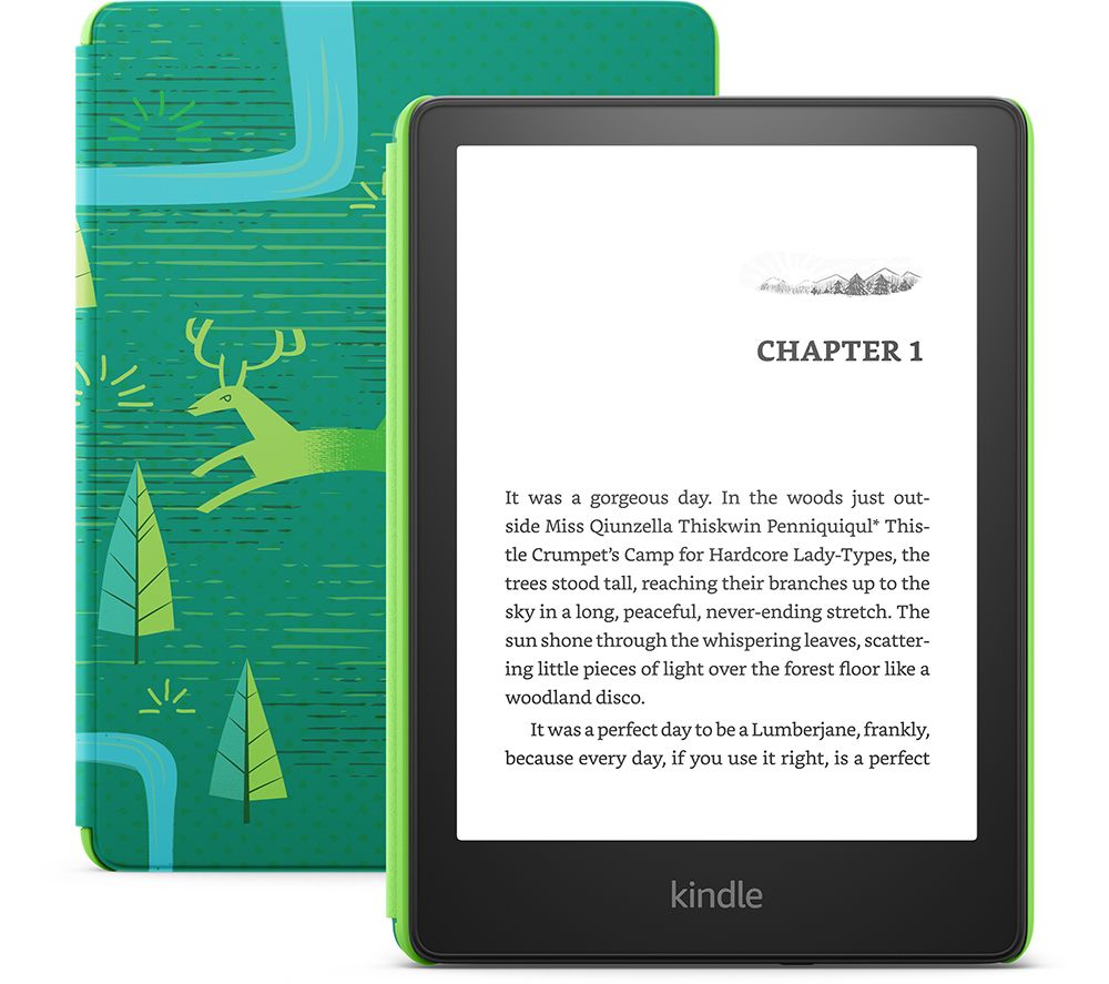 Kindle Paperwhite Kids 6.8" eReader - 16 GB, Emerald Forest