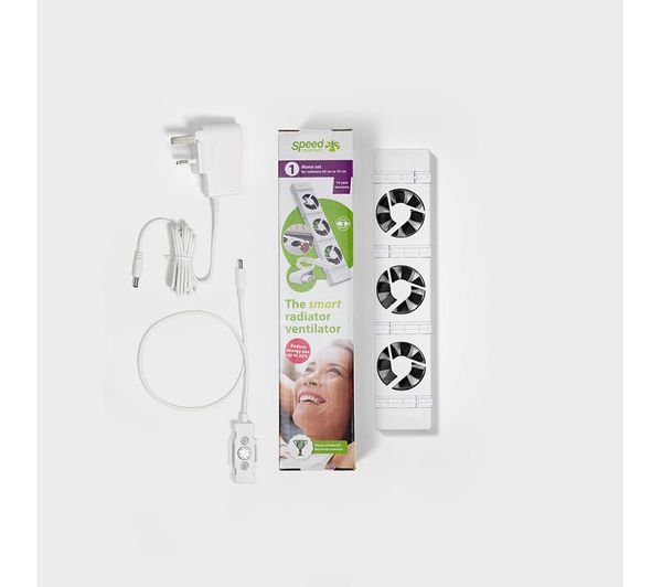 An image of SPEEDCOMFORT Monoset Smart Radiator Fan - White