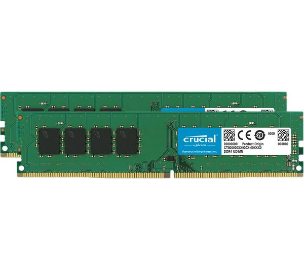 Image of CRUCIAL DDR4 3200 MHz PC RAM - 32 GB x 2