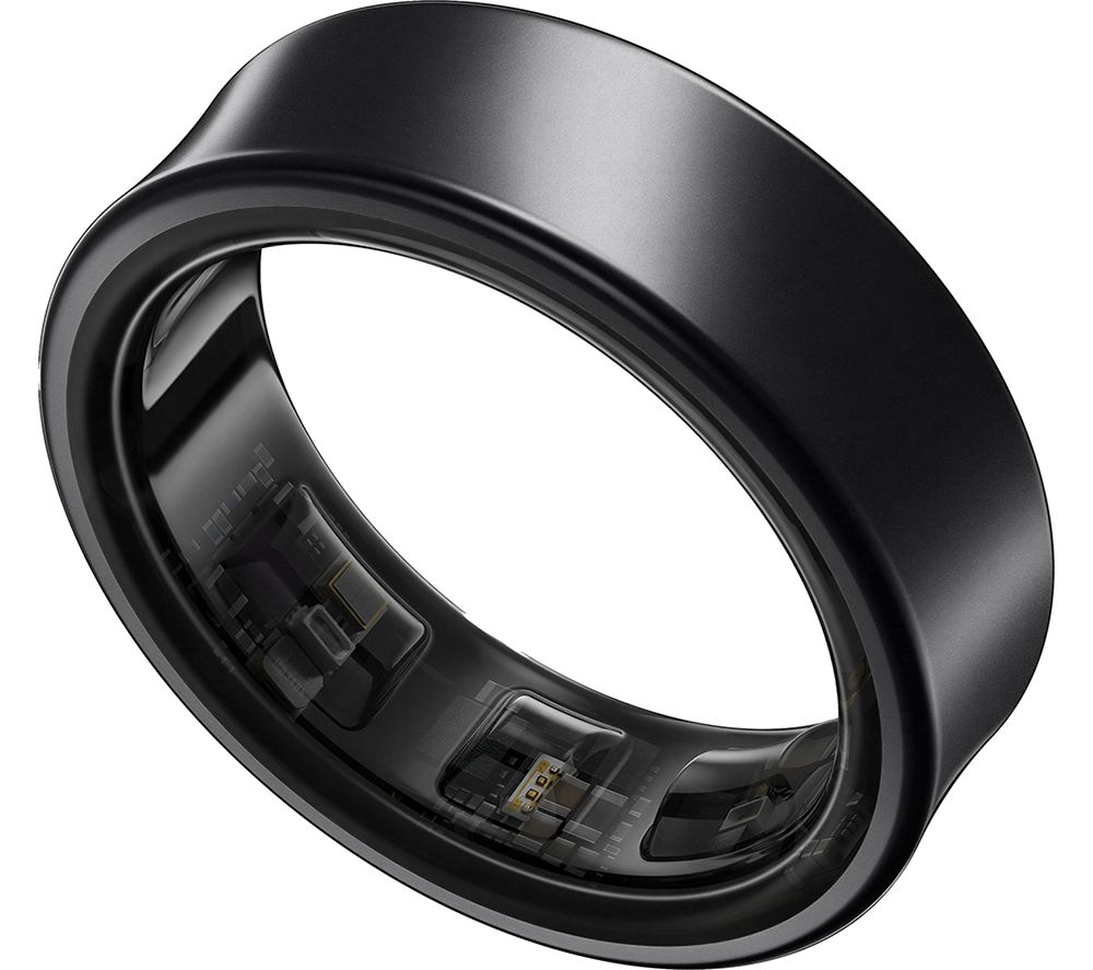 Galaxy Ring - Titanium Black, Size 7