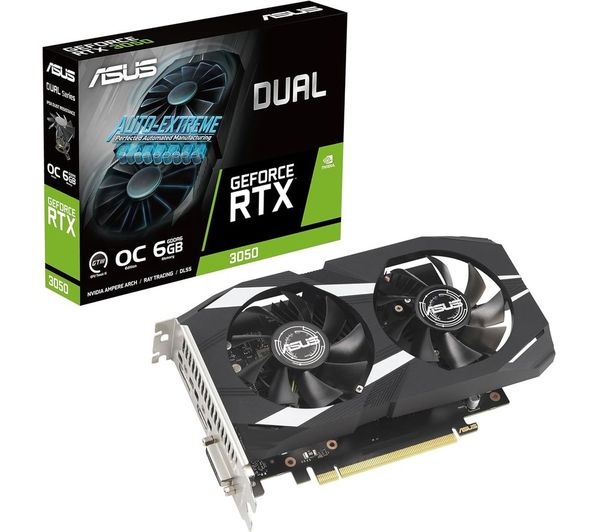 Image of ASUS GeForce RTX 3050 6 GB GDDR6 Dual OC Graphics Card