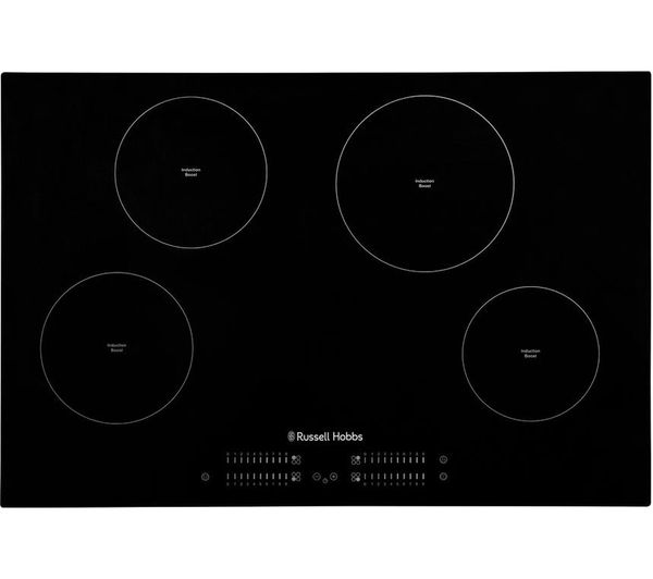 An image of RUSSELL HOBBS RH77IH413B 77 cm Electric Induction Hob - Black