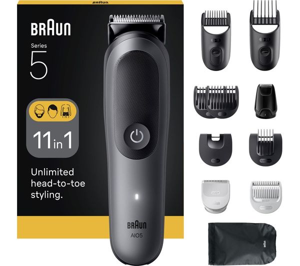 Braun Series 5 Aio5560 11 In 1 Wet Dry Trimmer Grey