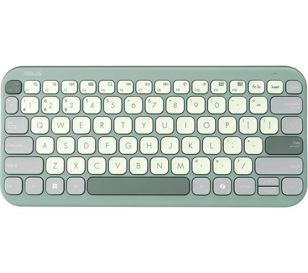 Asus Marshmallow Kw100 Wireless Keyboard Green Tea Latte