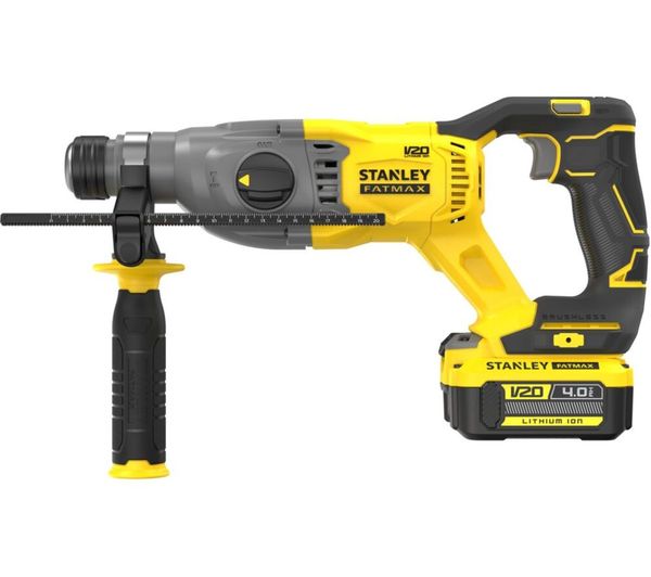 Stanley Fatmax V20 Sds Hammer Drill 2a Charger Set Yellow Black