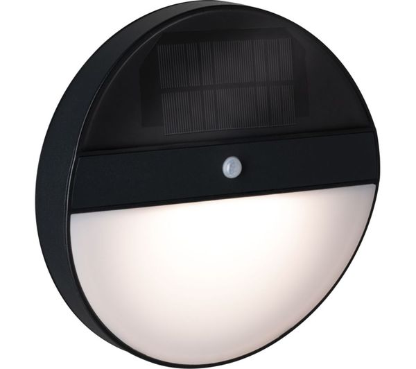 PAULMANN Eloise Motion Sensor Solar Wall Light - Anthracite