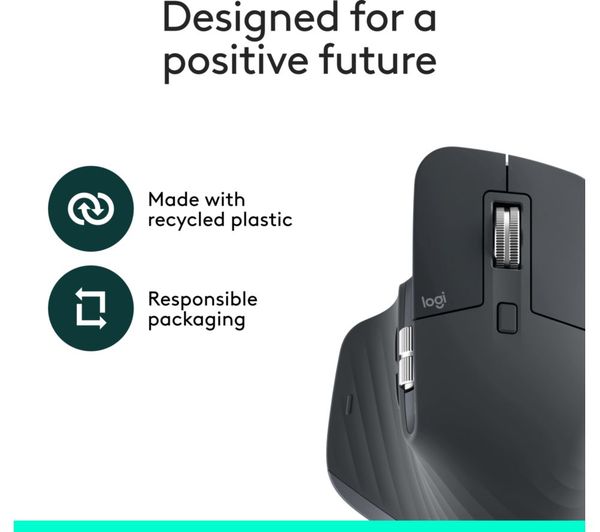 LOGITECH MX Master 3S Bluetooth Edition Wireless Darkfield Mouse