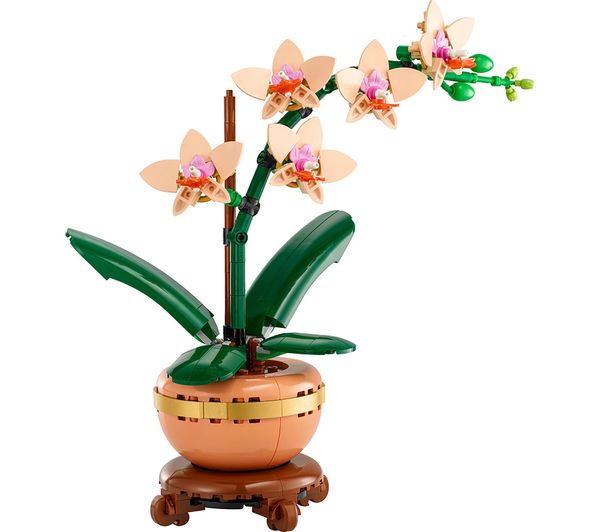An image of LEGO Botanicals 10343 Mini Orchid Home Décor Set for Adults