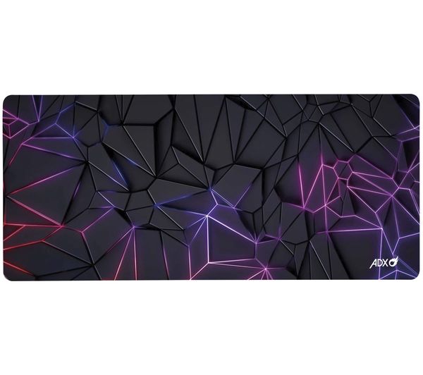 An image of ADX Dominion Prism APRIXL26 Extra Large Gaming Surface - Black & Violet