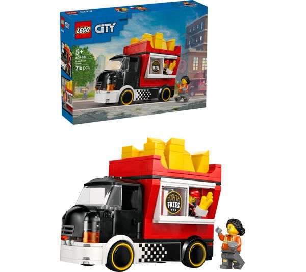 An image of LEGO City 60488 Fries Food Truck Set