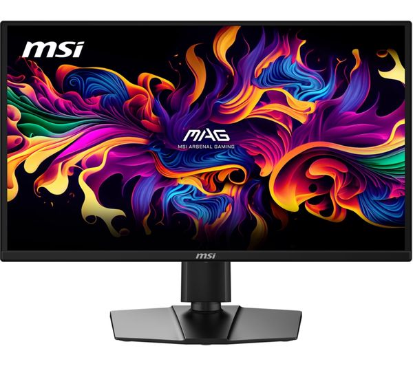 An image of MSI MAG 272QP X24 Quad HD 26.5” QD-OLED Gaming Monitor - Black