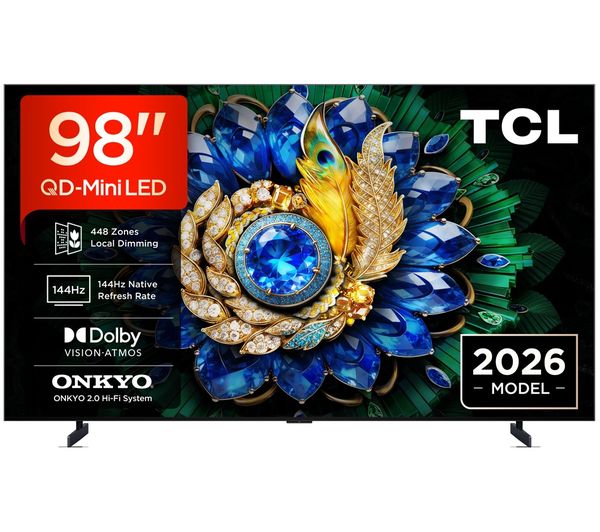 An image of TCL A400M 98" Premium QD-Mini LED 4K HDR Smart Google TV 2026 - 98A400M-UK